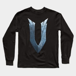 V Rising Distressed Logo Long Sleeve T-Shirt